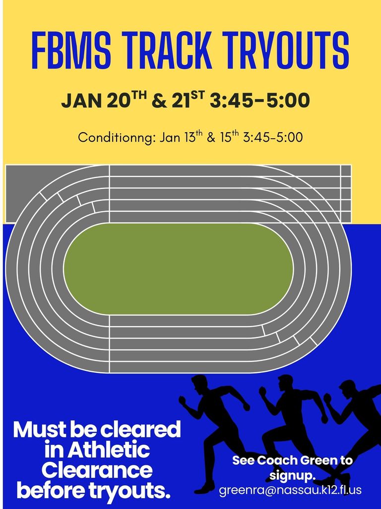 Track Tryouts Flyer
