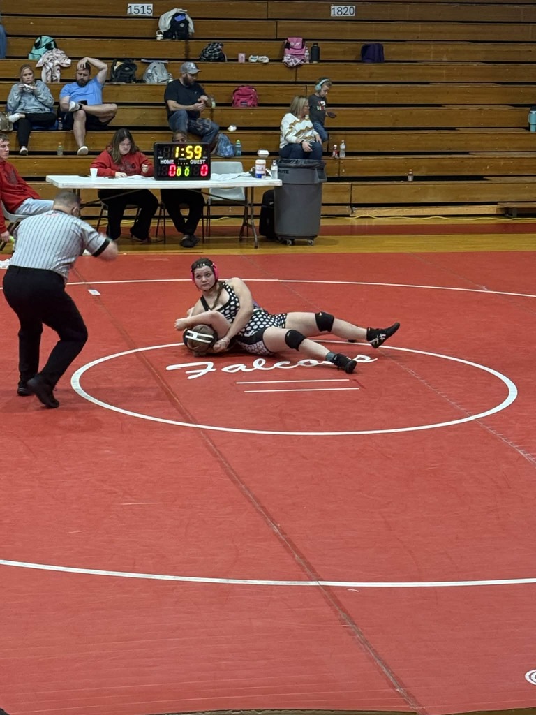 Wrestler pins another athlete