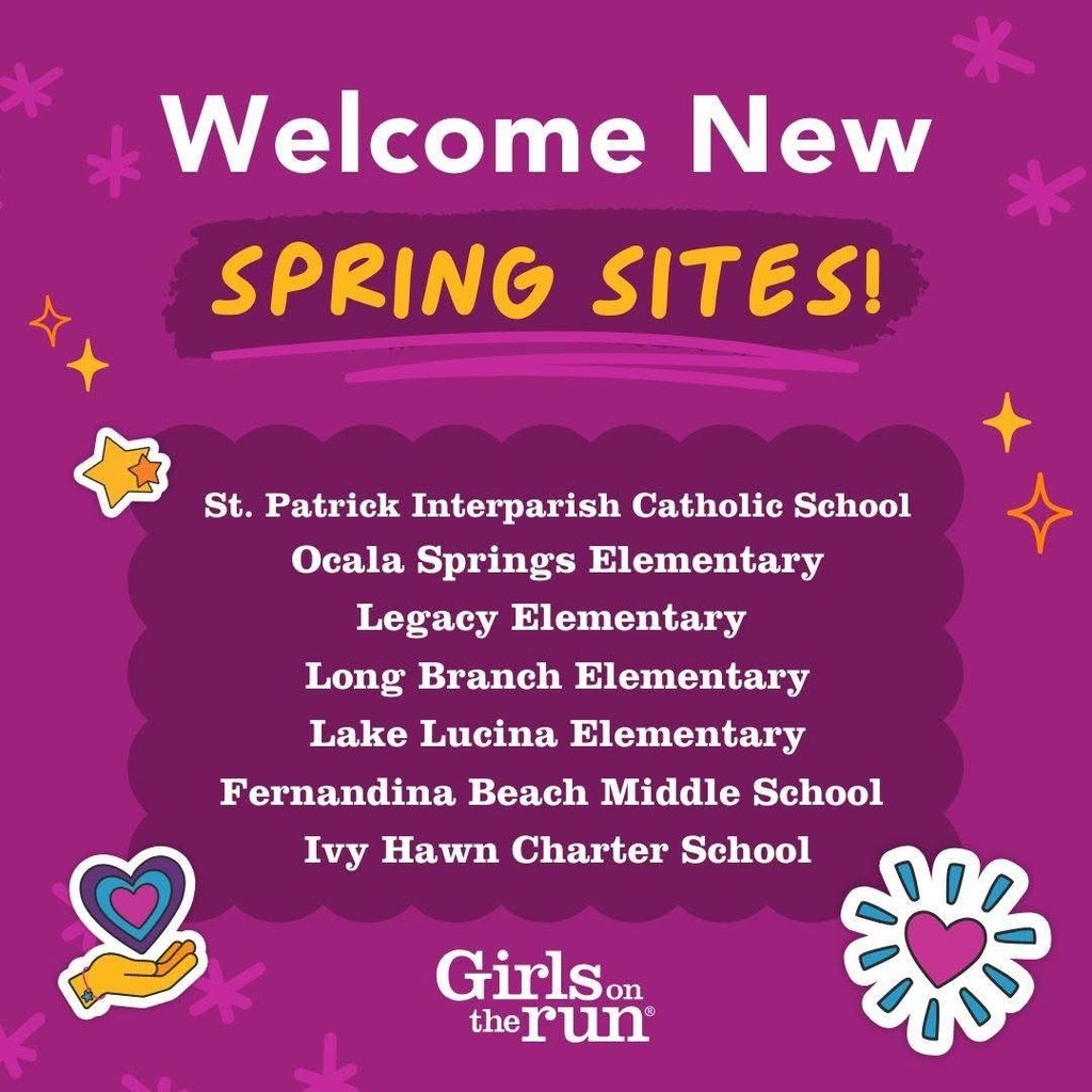 Girls on the Run New Sites Flyer