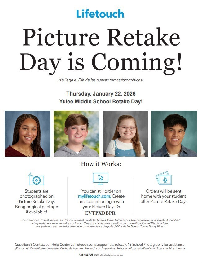 Picture Retake Day Poster