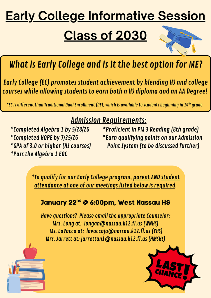 Early College Information Flyer