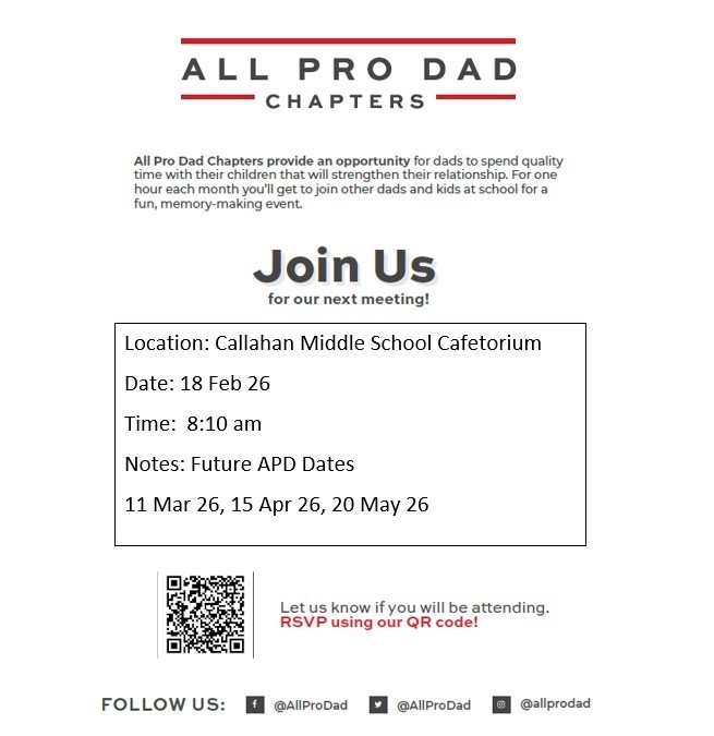 All Pro Dads Flyer