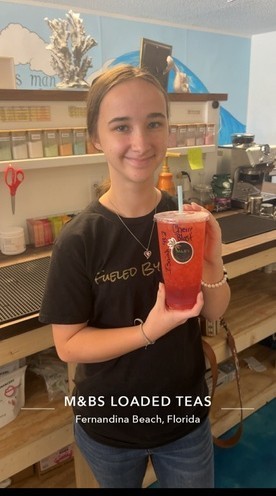 Student working with Career Shadow Employee