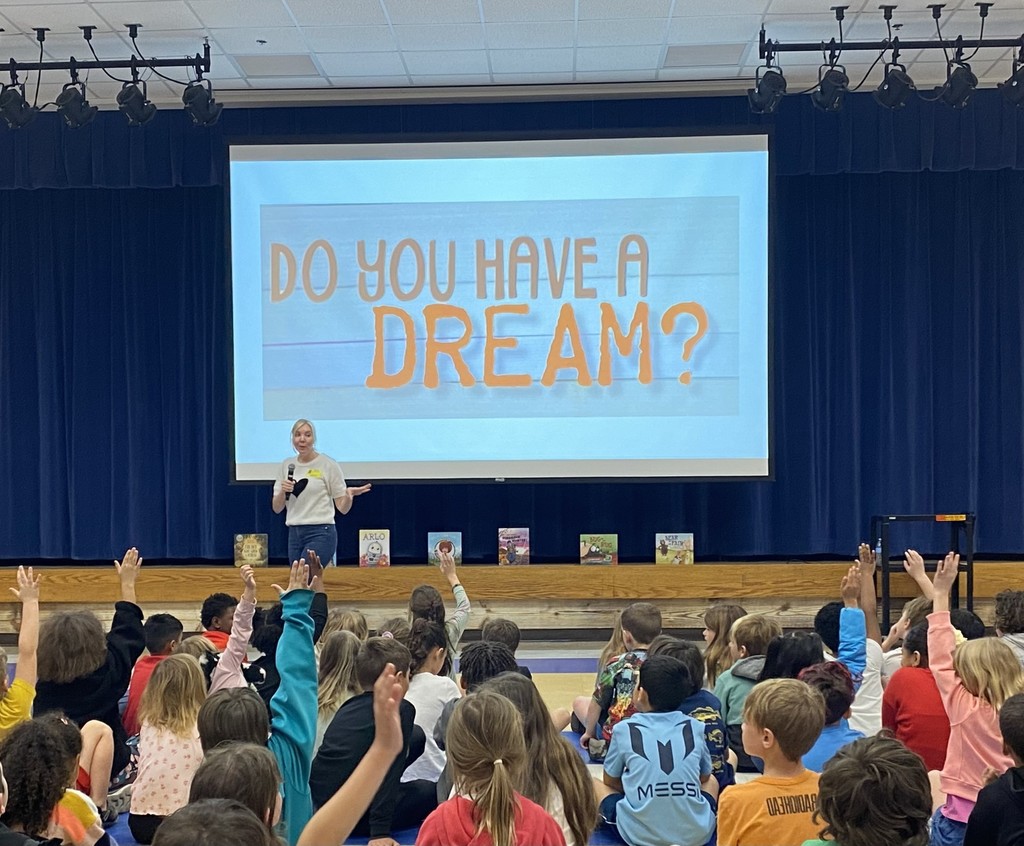 Author Sophia Gholz presenting to Southside Elementary School students as part of the Amelia Island Book Festival's Authors In Schools
