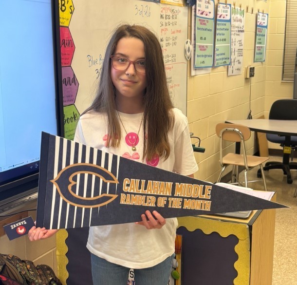 6th grade Rambler of the Month Cypress Lebline