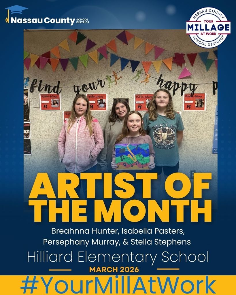 Hilliard Elementary School's Artists of the Month