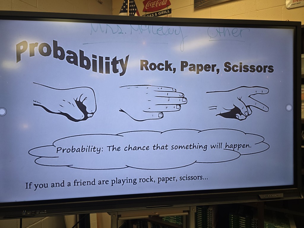 Probability graphic for students to view.