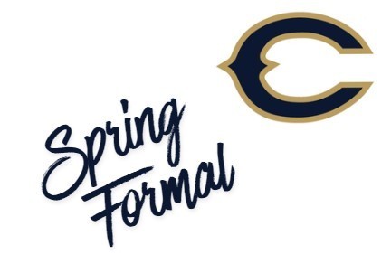 Graphic that states "Spring Formal"