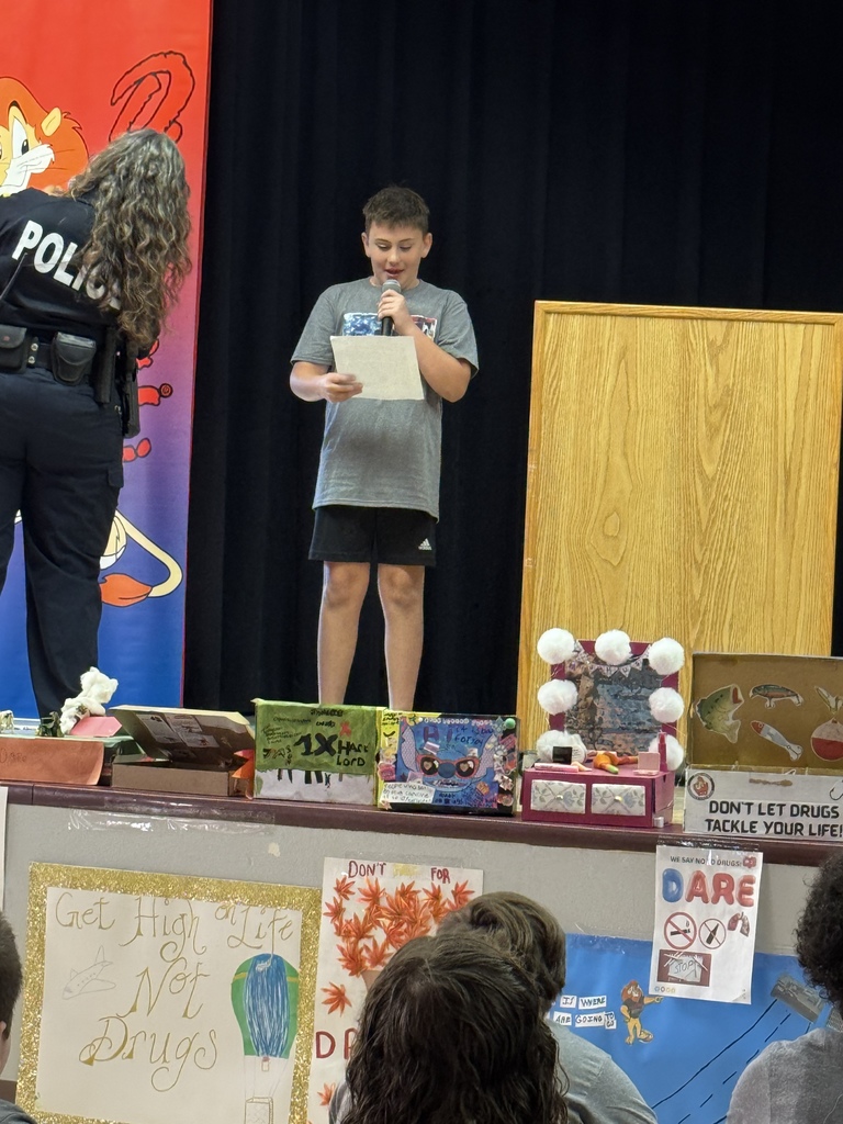Student reading speech