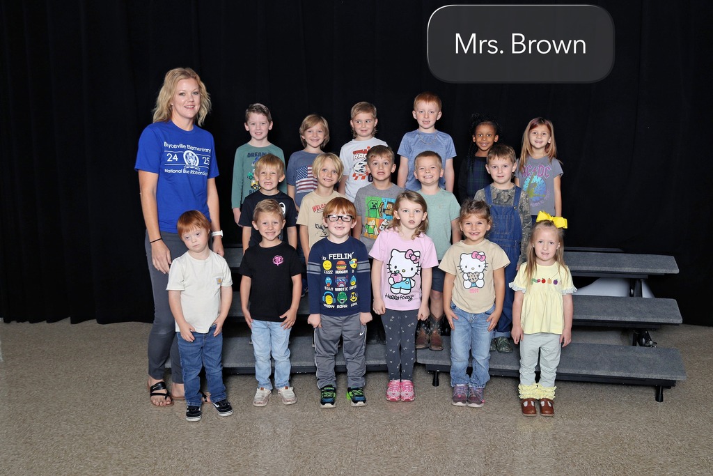 4/27/2026 weekly attendance winners. Brown