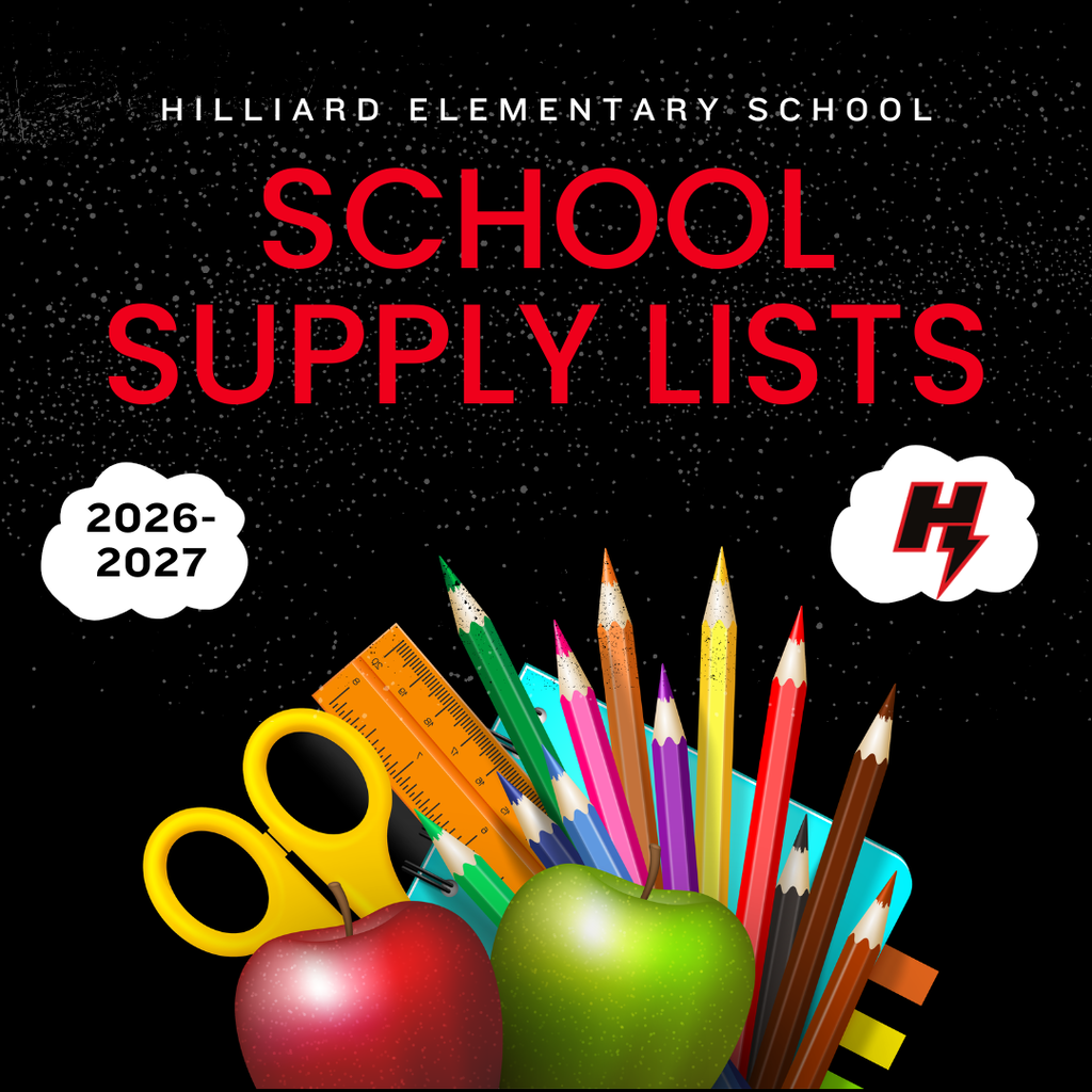 Hilliard Elementary School Supply Lists