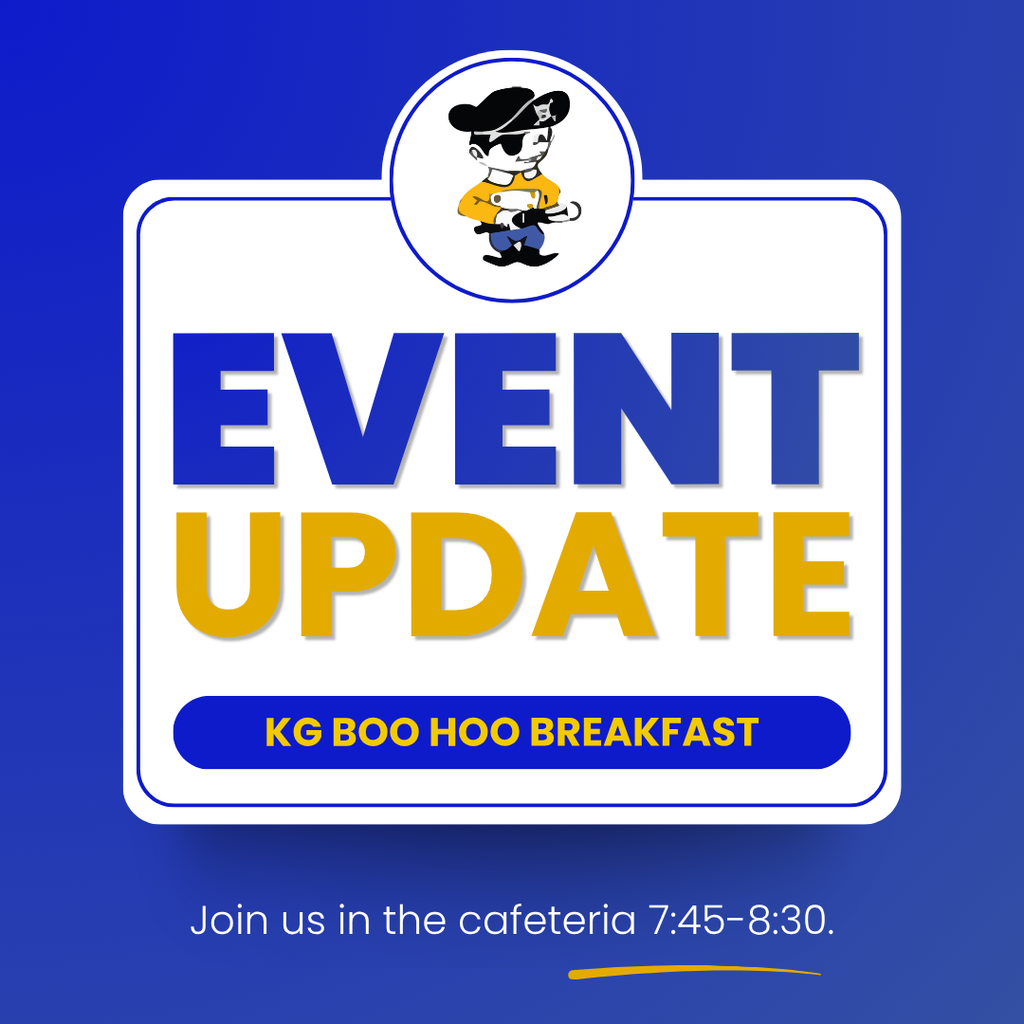Graphic with a blue background featuring the Southside Elementary Little Pirate mascot at the top. Large bold text reads, "CALENDAR UPDATES." A blue banner below says, "SES WEBPAGE AND NCSD APP." At the bottom, white text reads, "Utilize our website calendar for all scheduled events." The design encourages families to check the Southside Elementary website and Nassau County School District app for the latest school calendar updates and events.