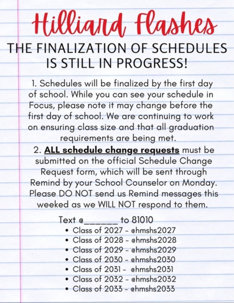 The finalization of Schedules is still in progress.