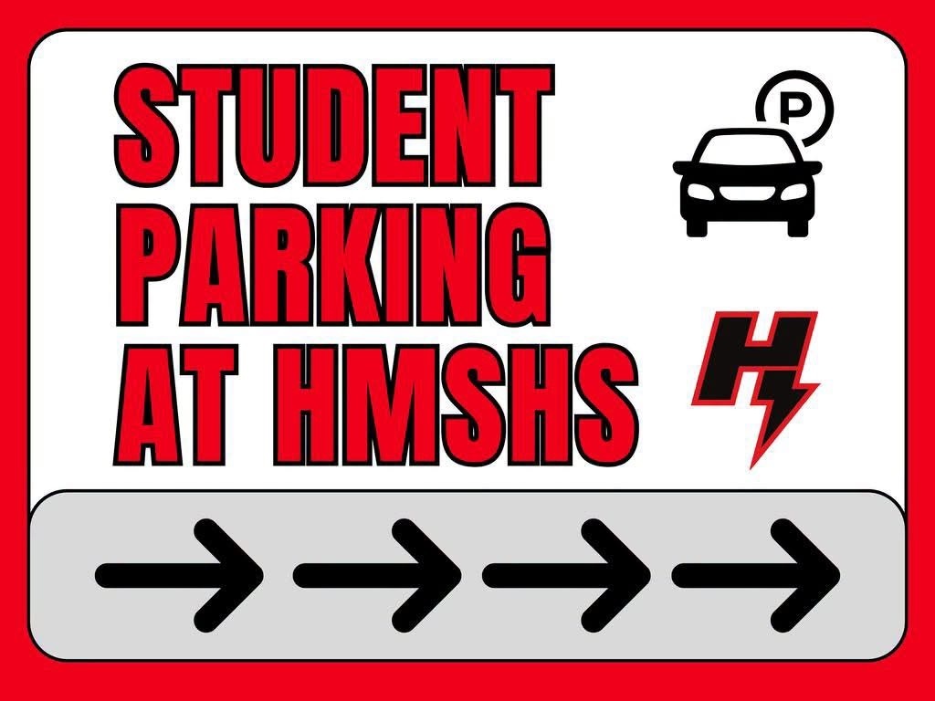 Student Parking at HMSHS
