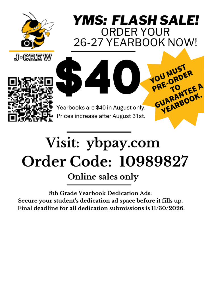 flyer describing yearbook sales
