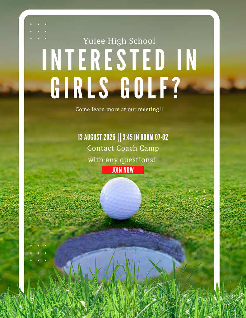 Girls Golf Team Meeting Flyer 