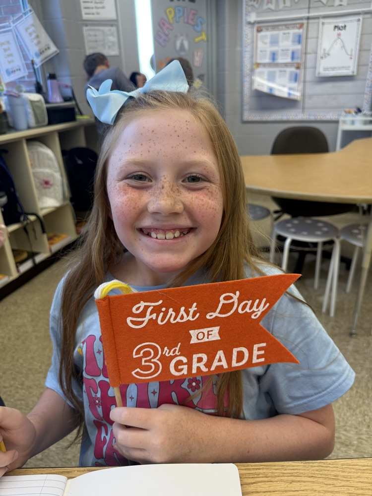 first day of third grade 