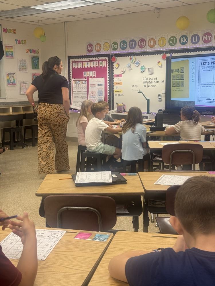 teachers working with students 