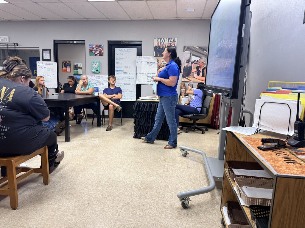 FFA Student Parent Meeting