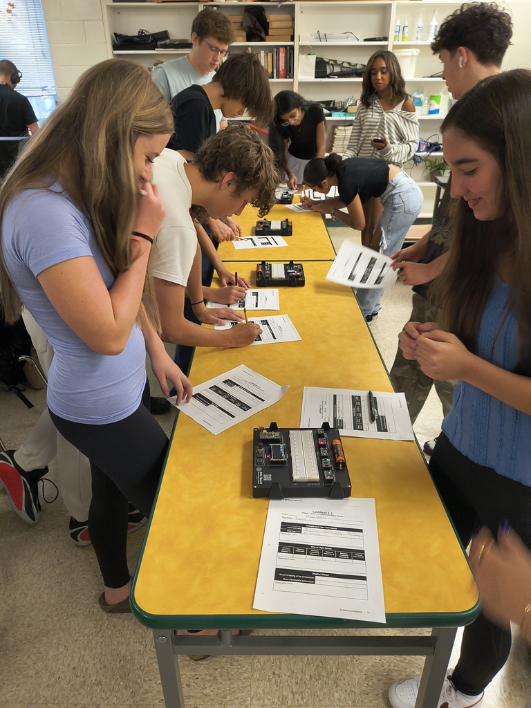 Students participating in hands-on learning