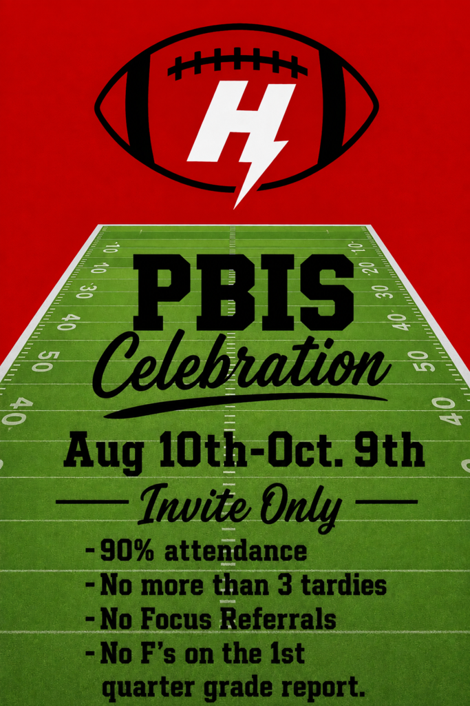 PBIS Celebration Aug 10th-Oct 9th Invite Only
