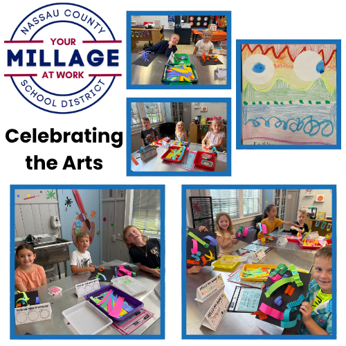 celebrating the arts, milage at work, pictures of art class and art project