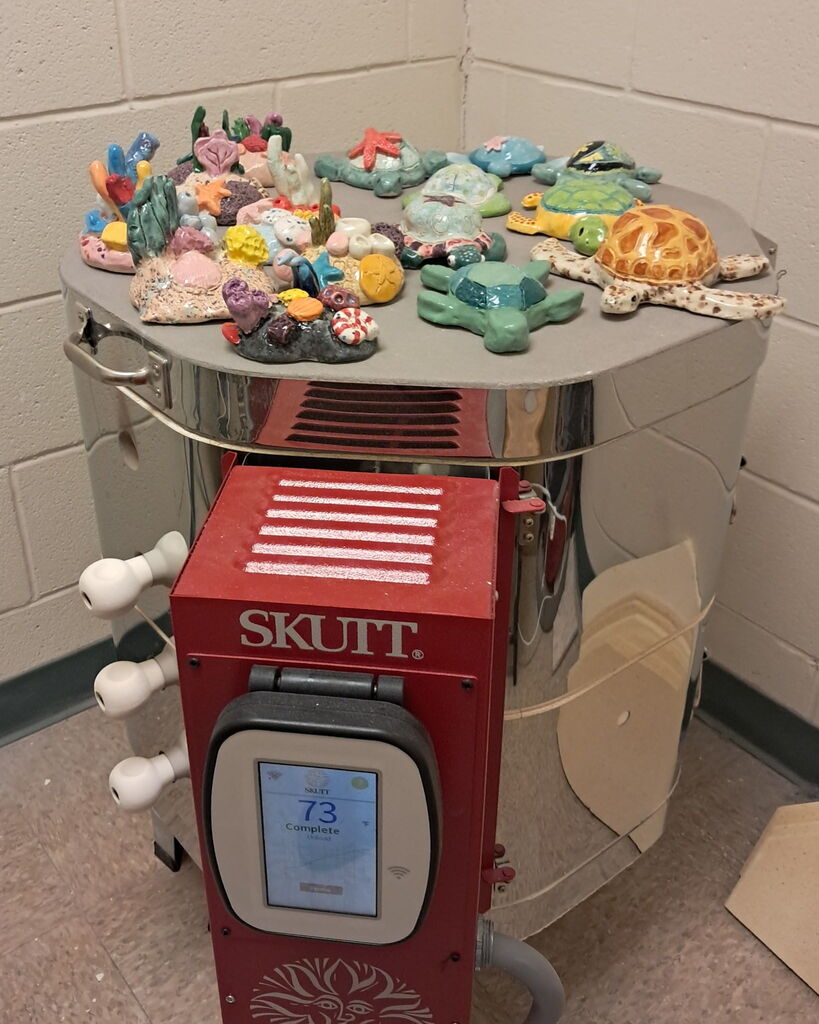The kiln finished project