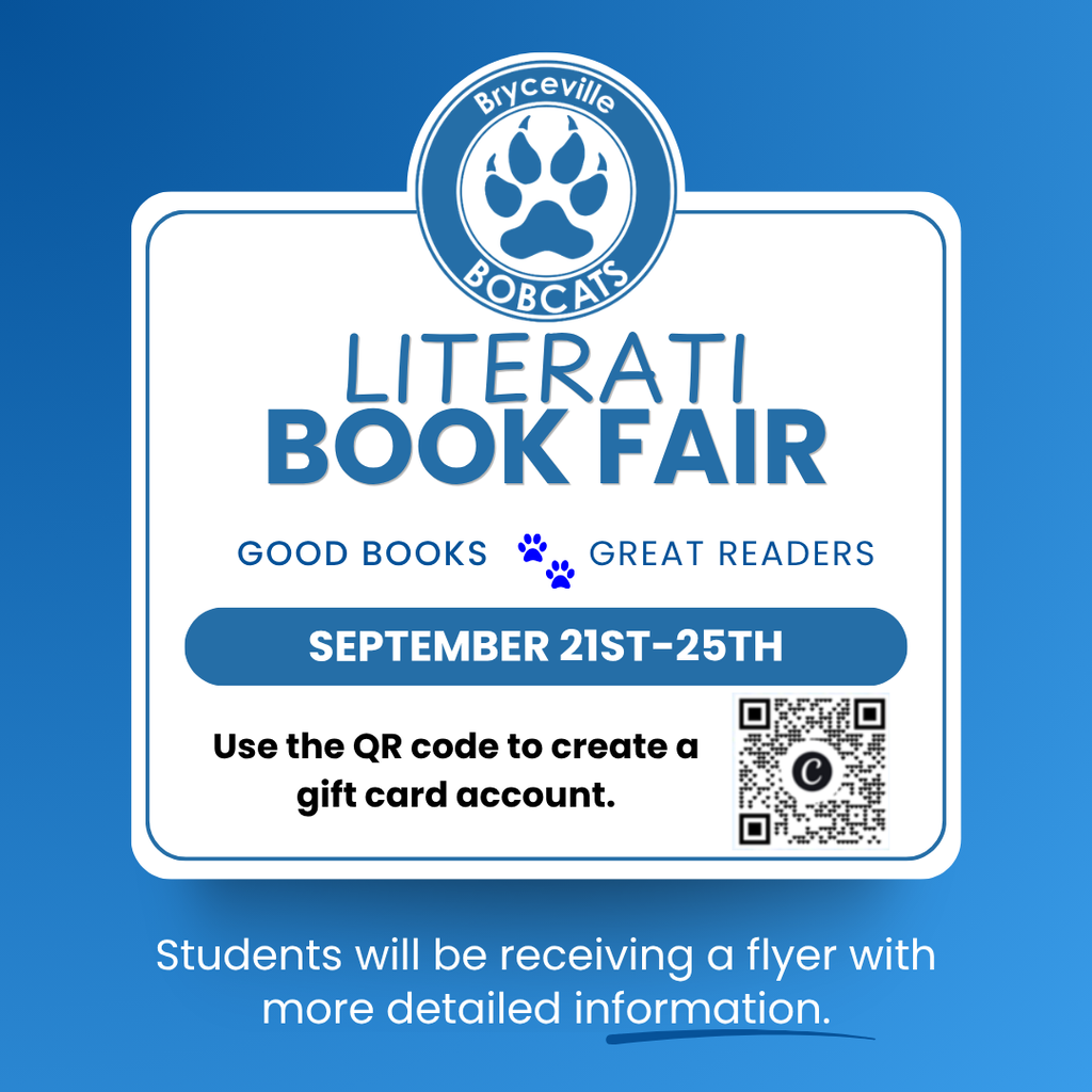 Literati book fair, 9-21 to 9-25, included QR code, more info on flyer