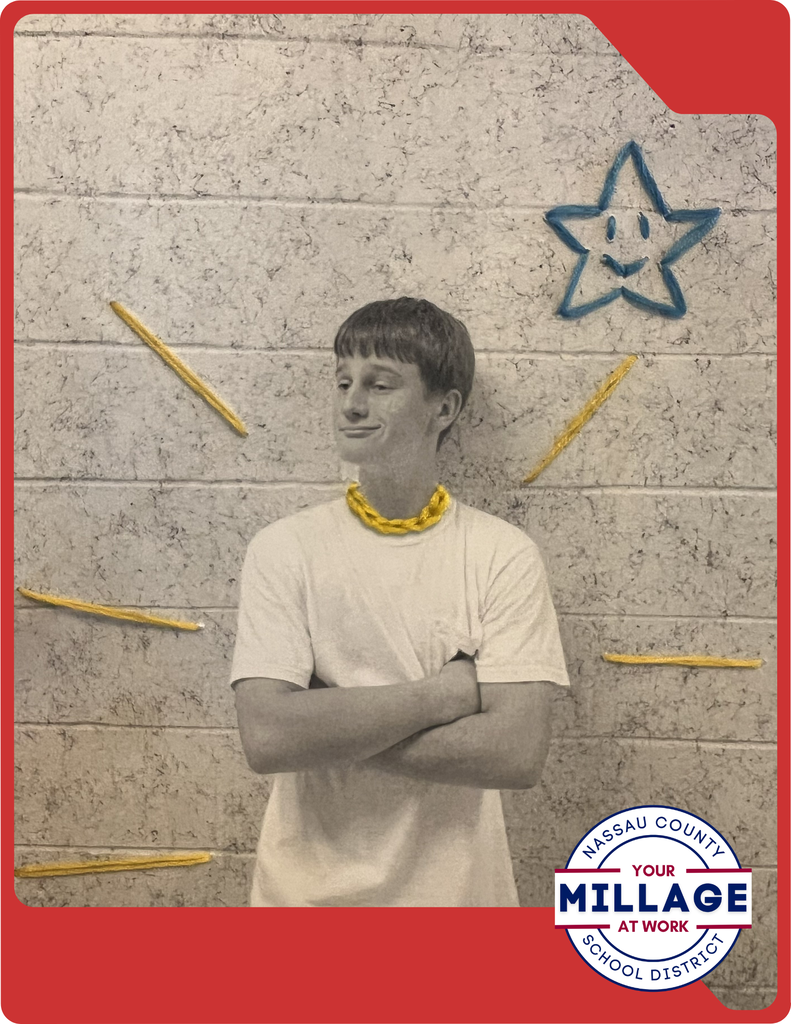 Students transformed favorite photographs of themselves into unique mixed-media artwork by embroidering directly onto their printed images.