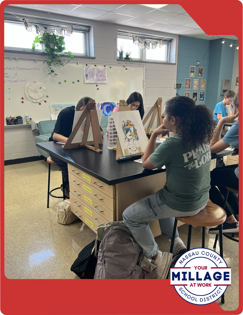 Inspired by Pablo Picasso, our middle school students explored blind continuous contour drawing to create expressive, one-of-a-kind portraits.