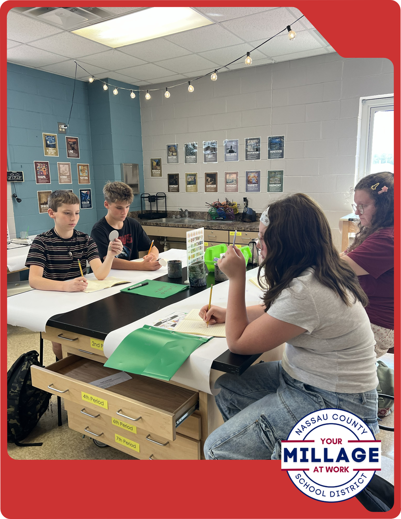 Inspired by Pablo Picasso, our middle school students explored blind continuous contour drawing to create expressive, one-of-a-kind portraits.