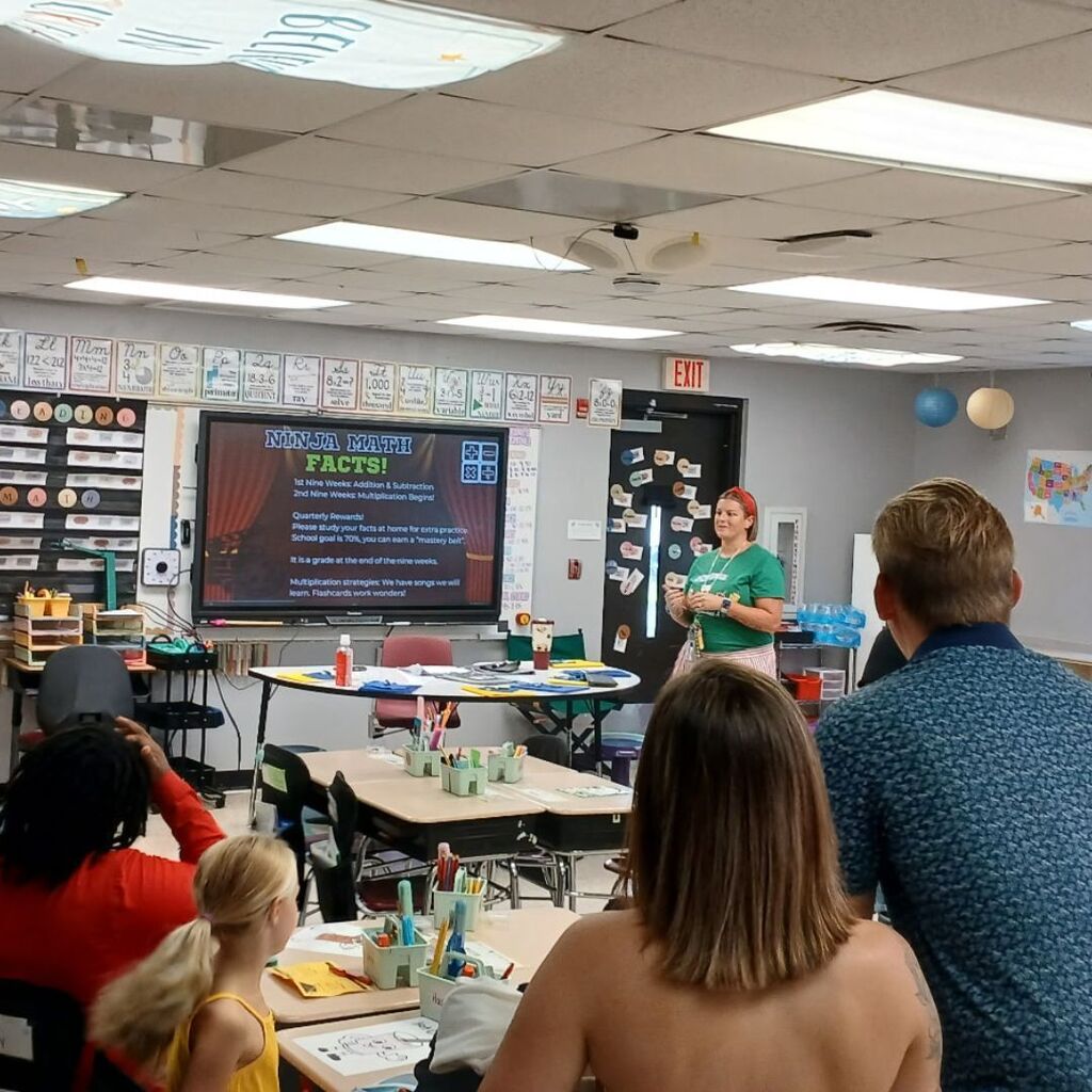 Teacher and parents review 3rd grade expectations