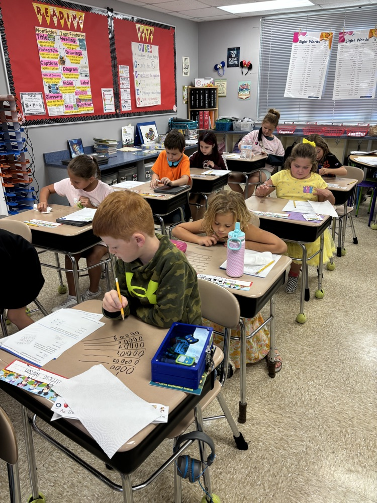 Mrs. campbell’s 2nd grade actively engaged in a math lesson