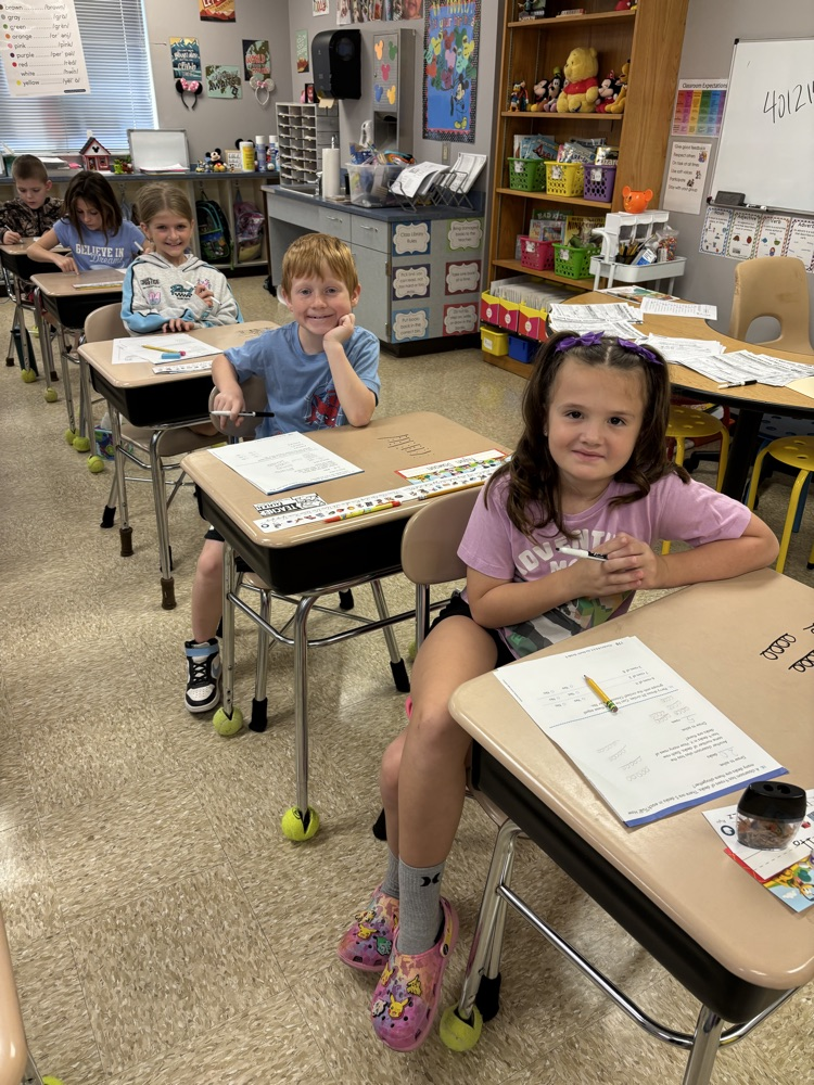 campbell’s 2nd grade actively engaged in a math lesson