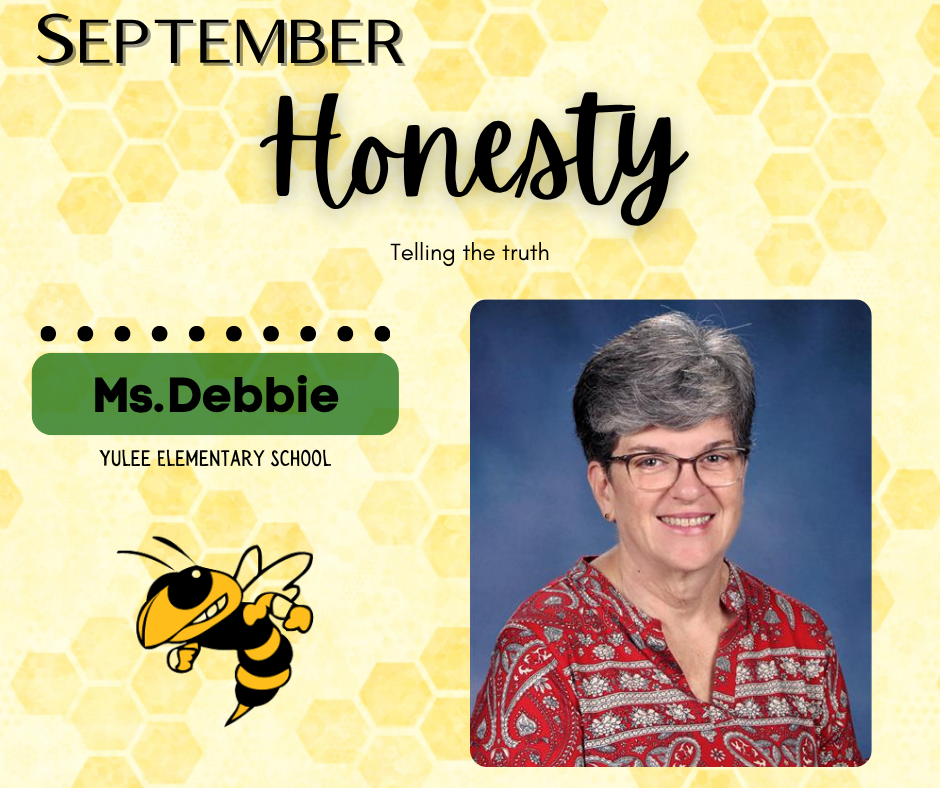 September Honesty Yulee elementary school Ms. Debbie