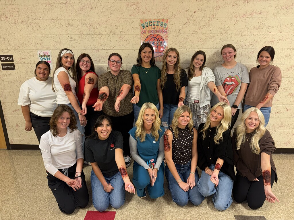 CNA fake wounds lab.