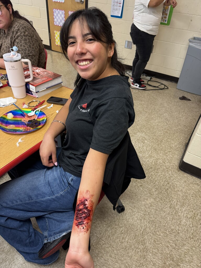 CNA fake wounds lab.