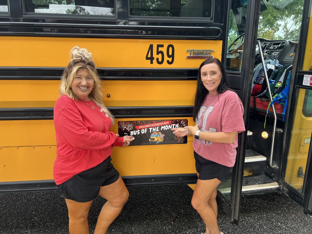 September Bus of Month: 459. Ms. Penny and Ms. Tiffany.