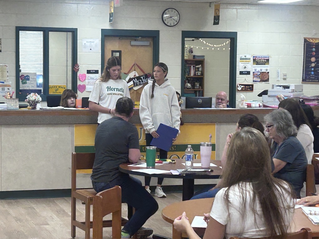 Two students at Yulee High School present AVID strategies