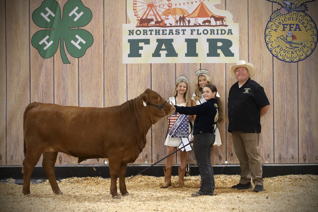 FFFA students receiving awards at the Northeast Florida Fair