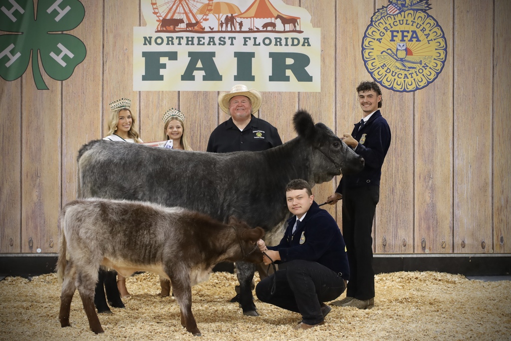 FFFA students receiving awards at the Northeast Florida Fair