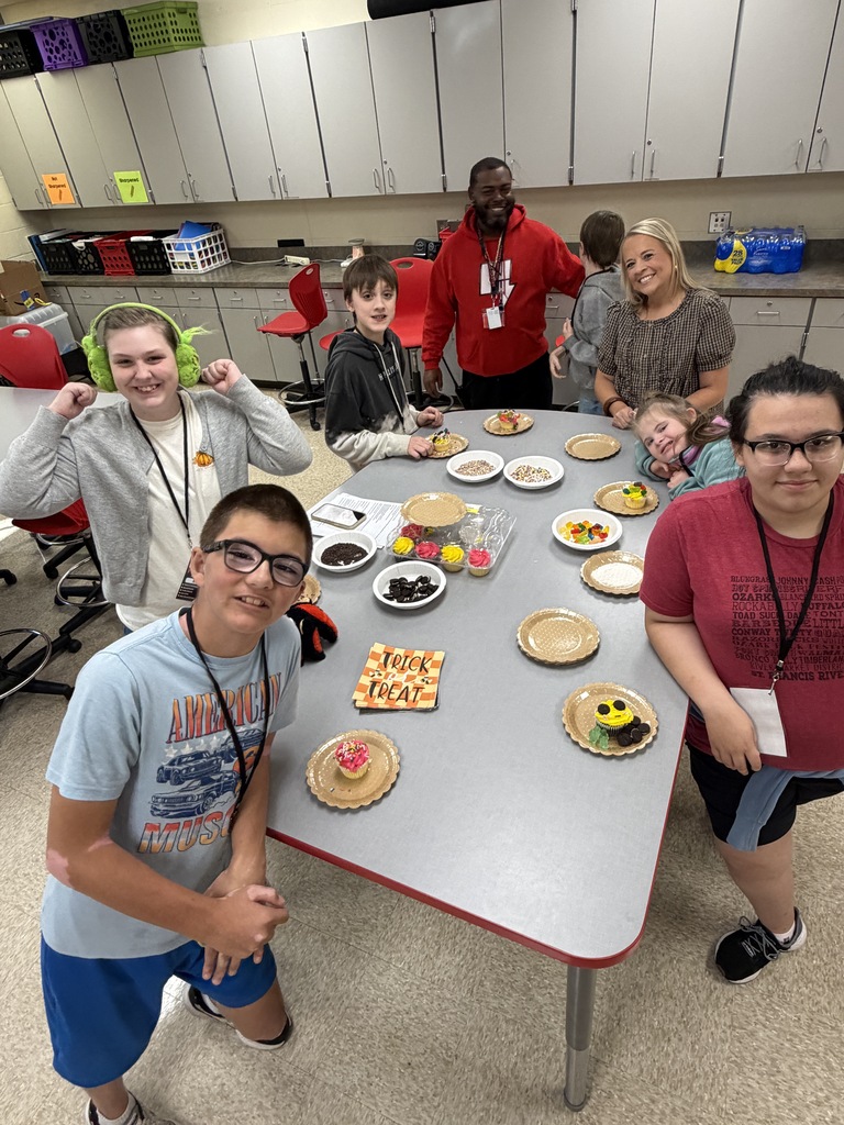 Access students decorating cupcakes