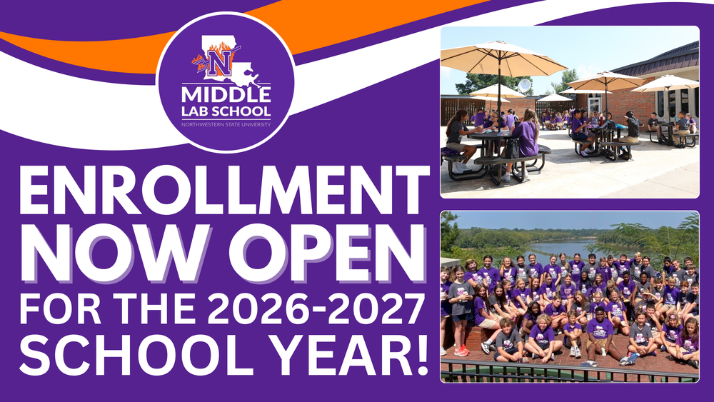 nsu middle lab enrollment open for 2026-2027 school year
