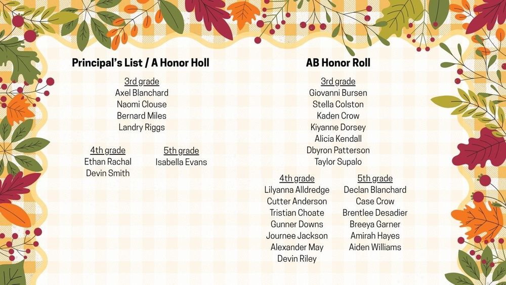 honor roll