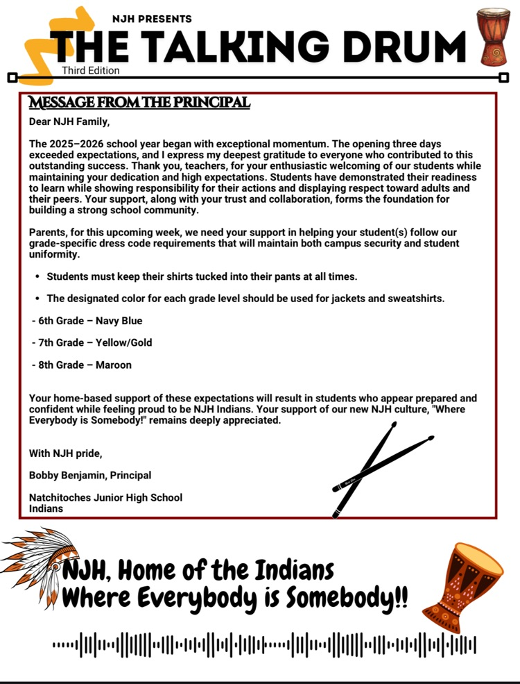 The Talking Drum- Newsletter