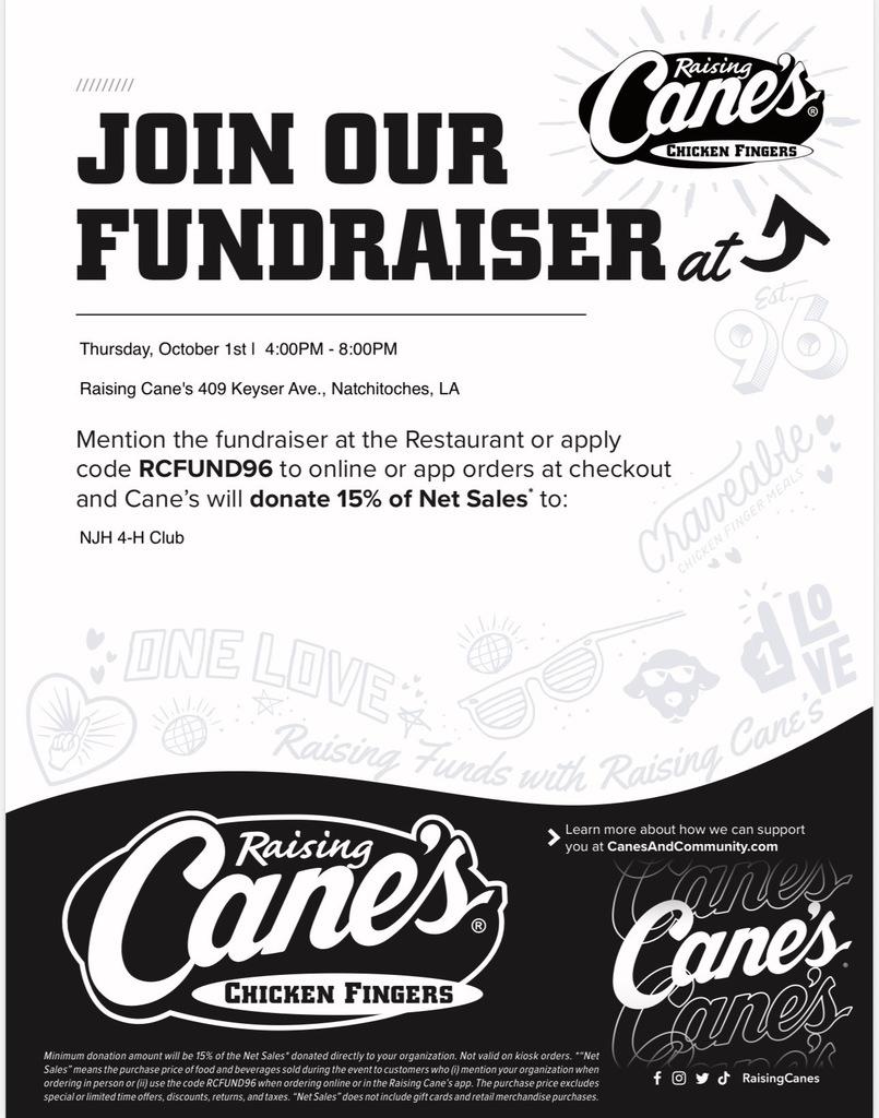 Canes 4-H fundraiser