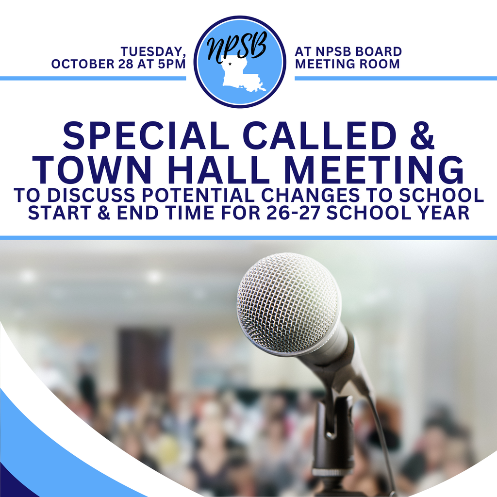 Special Called & Town Hall Meeting