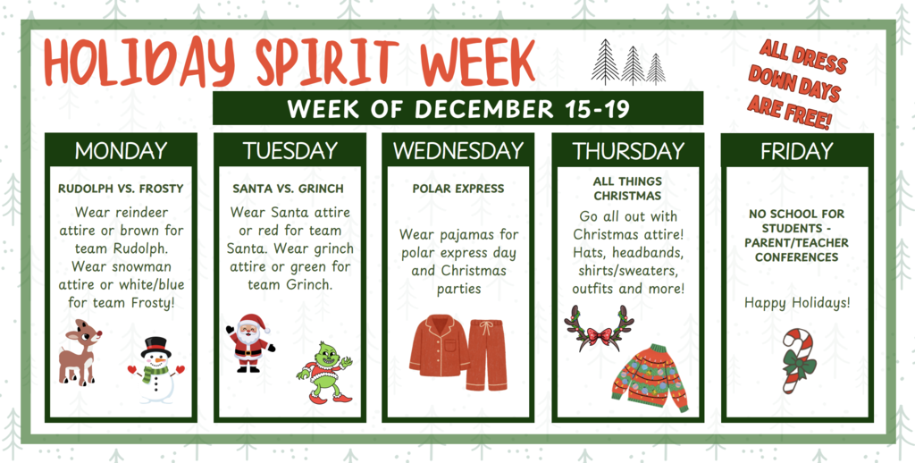 Holiday Spirit Week
