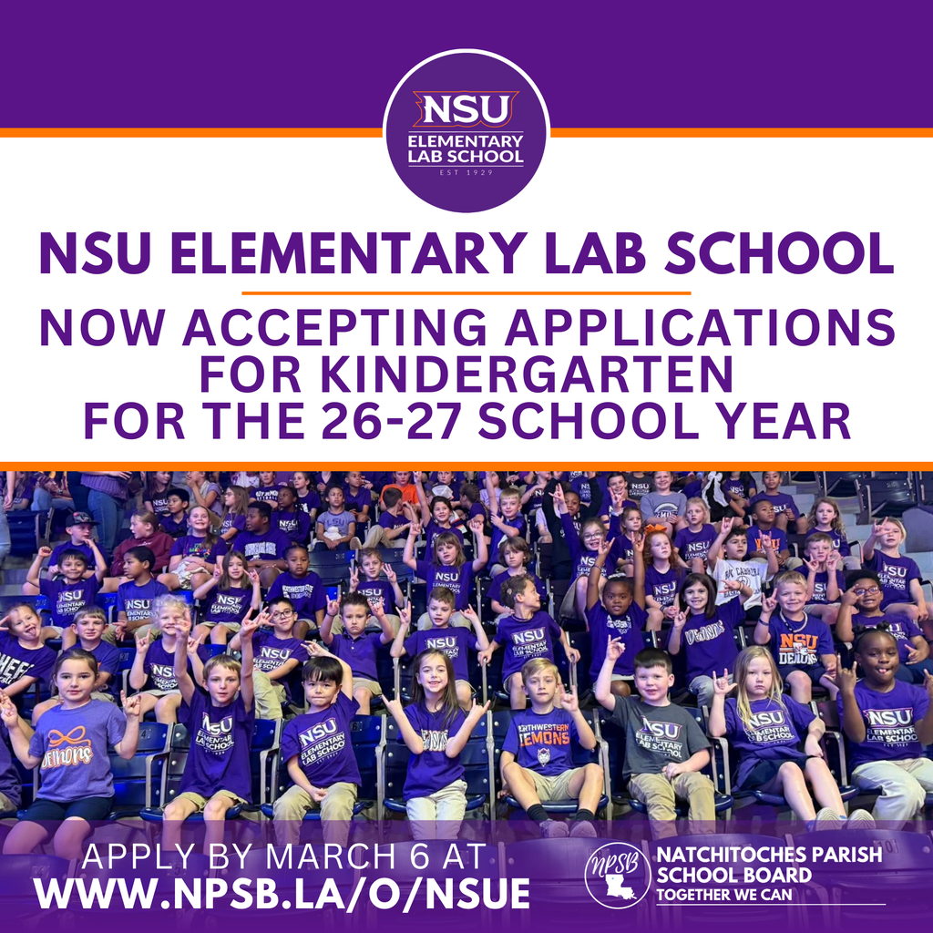 nsu elab school applications open