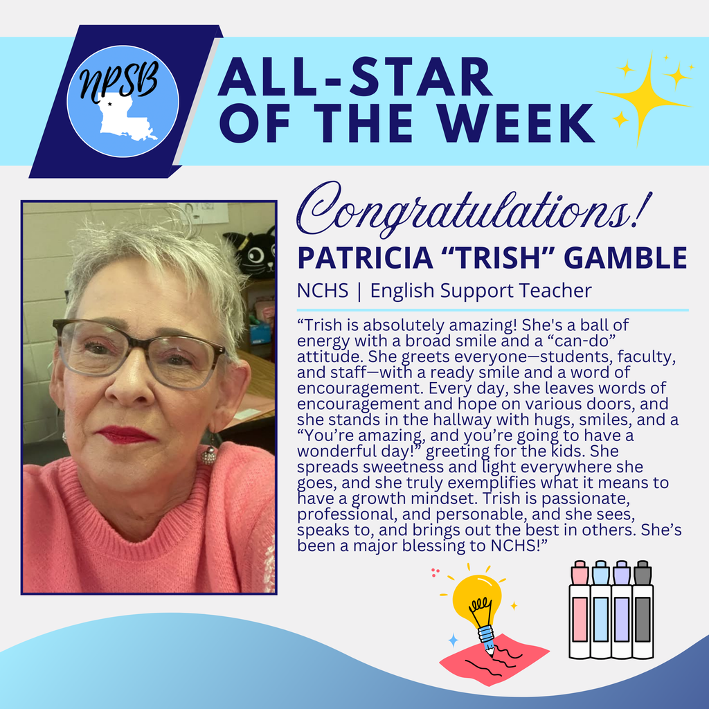 patricia gamble all star of the week